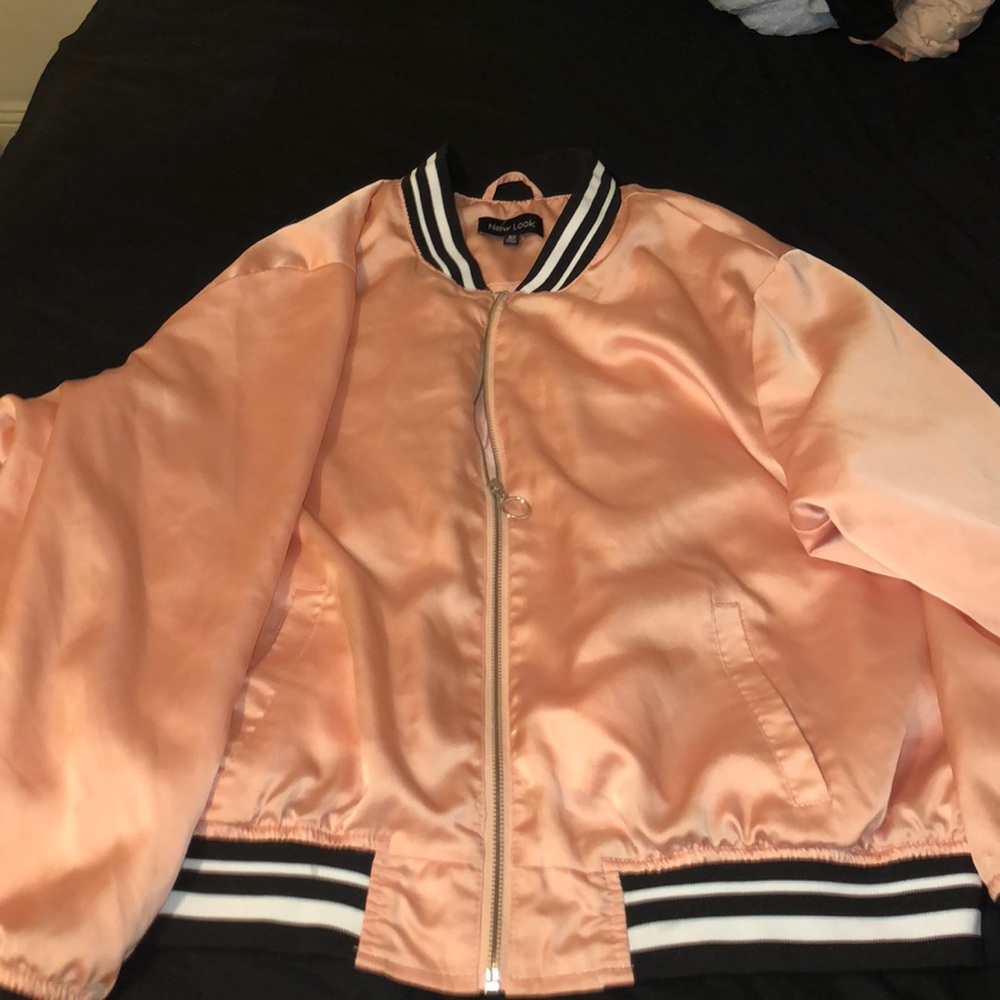 Light pink bomber jacket 3x
